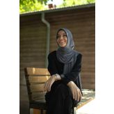 ELANS Penye Hazır Pratik Şal Eşarp Gri