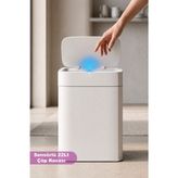 Elarque 22 Litre Sensörlü Çöp Kovası - Beyaz