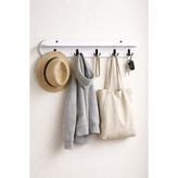 Elarque 5 Kancalı 90 cm Duvara Monte Askılık - Beyaz
