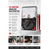 Elarque Analog Multimetre Avometre Akım Voltaj Direnç Ölçer