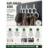 Elarque Kapı Arkası 11’li Çok Amaçlı Askılık - Çok Renkli