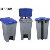 Elarque Pedallı 70 Lt Çöp Kovası - Gri