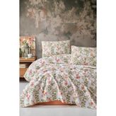 Elart Pamuk Pike Tek Kişilik Flores Pudra-160X220 Cm