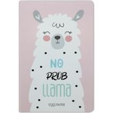 Ela's Paper Lama Çizgisiz Defter Pembe