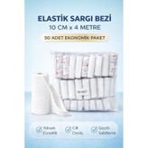 Elastik Sargı Bezi 10 Cm X 4 M 50 Adet