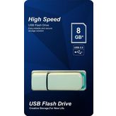 Elba 8 Gb Plastik Beyaz-Mavi 2.0 Usb Flash Bellek