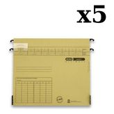 Elba A4 Ultimate Askılı Dosya 5'li Paket - Krem - Standart