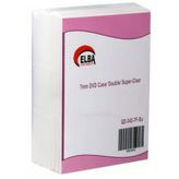 Elba Boş Dvd Kabı Çiftli Şeffaf 7Mm Qd-342.7F-(***12 Adet***)