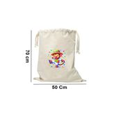 Elbasan Tekstil 50 X 70 Cm Kanvas Oyuncak Torbası Dans Eden Maymun