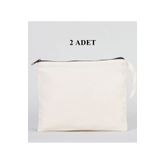Elbasan Tekstil Makyaj Çantası/Clutch (2 Adet)