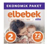 Elbebek Elite No:2 Mini 72 Adet Bebek Bezi
