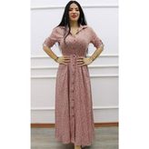 Elbise - Kırmızı-RD332 - 4XL - 5XL