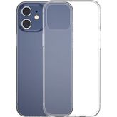 Eldenör Baseus Simple Case İPhone 12 Mini 5.4 İnce Silikon Şeffaf Kılıf-(5775)
