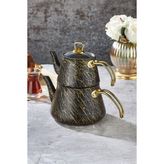 Elegance Granit Lüks Çaydanlık Orta Boy