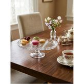 Elegant Ayaklı Oval Bölmeli Servis Tabağı