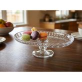 Elegant Ayaklı Servis Tabağı Oval