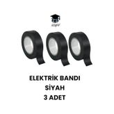 Elektrik Bandı Siyah 3 Adet Diğer