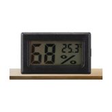 Elektromall Mini LCD Dijital Elektronik Termometre Higrometre Sıcaklık Nem Ölçer (Kablosuz) - Siyah