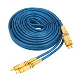 Elektromer 2 RCA 2 RCA 4.5 m Mavi Ara Kablo
