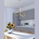 Elektroyou Clover Eskitme Tekli Sarkıt Beyaz Ledli Avize
