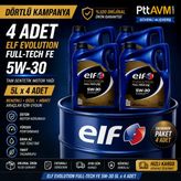 Elf Evolution Full-Tech Fe 5W-30 5 Lt Motor Yağı -4'Lü Kampanya