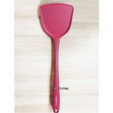 Elfnur Yanmaz Yapışmaz Silikon Yumurta ve Krep Spatulası - 32 cm - Kırmızı