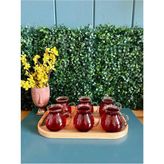 Elif Aksesuar Ehlikeyif 6 Lı Isıya Dayanıklı Borosilikat Cam Çay Bardağı - Şeffaf - 220 ml