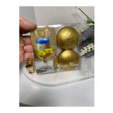 elif aksesuar Gold Yüzen Mum 4Lü