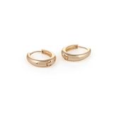 Elika Silver Kadın Rose Gold Halka Model Küpe