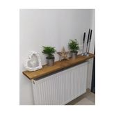 Elit ahşap 100x15 petek üstü uçan raf