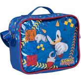 Elit Sonic Desenli Mavi Beslenme Çantası