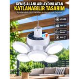 Elitse Solar Enerjili Katlanabilir LED Kamp ve Bahçe Lambası
