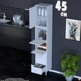 Eliusta Ekin 45 Cm 3 Çekmeceli Bakliyat Dolabı Çok Amaçlı Mutfak Kiler Banyo Organizer Çocuk Odası Dolabı