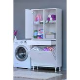 Eliusta Liora Beyaz Çok Amaçlı Banyo Dolabı 80 Cm Genişliğe Sahip 80X171x32,5 Cm Çift Sepetli 2 Raflı Dolap