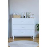 Eliusta Seçer 3 Çekmeceli 80 Cm Banyo Ve Mutfak Dolabı Beyaz 80X75x32,5 Cm Çok Amaçlı Organizer Dolap