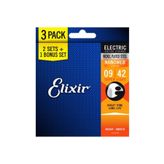 Elixir 16540 Nanoweb Süper Light 3'lü Elektro Gitar Teli (9-42)