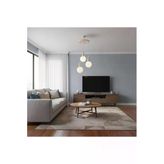Elizim Home Lighting Holla 3' Lü Beyaz Cam Sarkıt Avize