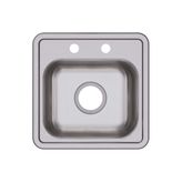 Elkay Lavabo, Paslanmaz Çelik, Saten