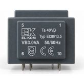 Elkom EI38/13.5 Vb 3VA RN138226 Kapsüllü Trafo Pcb Tipi Transformatör