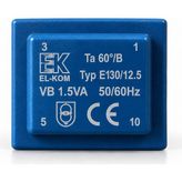 Elkom Vb EI30/12.5 Kapsüllü Trafo 1,5VA 50/60Hz Transformatör