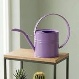 Ella 1 Litre Metal Çiçek Saksı Sulama Kabı – Modern Dekoratif Çok Amaçlı Sulak (Mor)