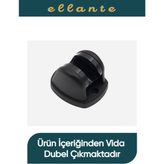 ellante Duş Askı Aparatı Siyah Mafsal