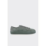 Elle Anthracite Leather Women's Sneakers - Antrasit