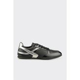 Elle Black Leather Women's Sneakers - Siyah