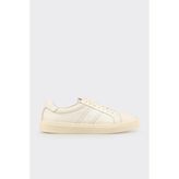 Elle Ecru Leather Men's Sneakers - Ekru