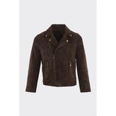 Elle Kahve Deri Erkek Ceket - 2XL