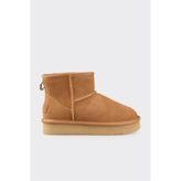 Elle Shoes Camel Deri Kadın Günlük Bot