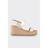 Elle Taba Deri Kadın Espadril - Gold