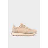 Elle Women's Beige Sneakers - Bej