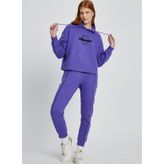Ellesse EF037-PR Mor Kadın Kapüşonlu Sweatshirt